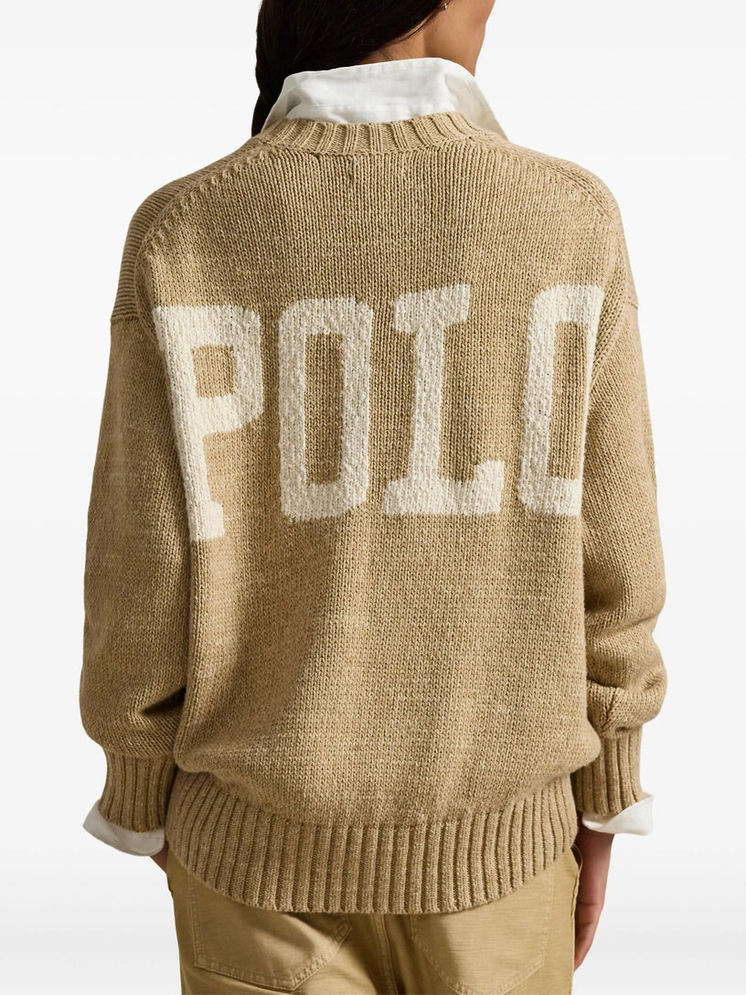 Logo Cotton Crewneck Jumper