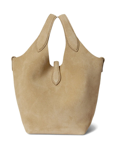 Polo Play small suede tote