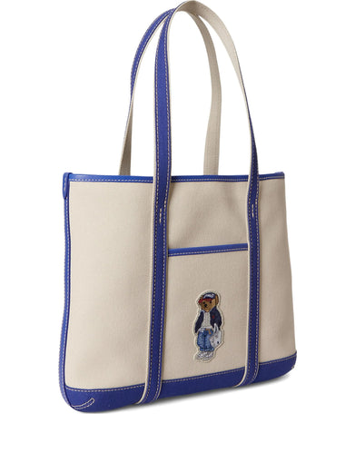 Polo Bear Small Canvas Tote Shopper