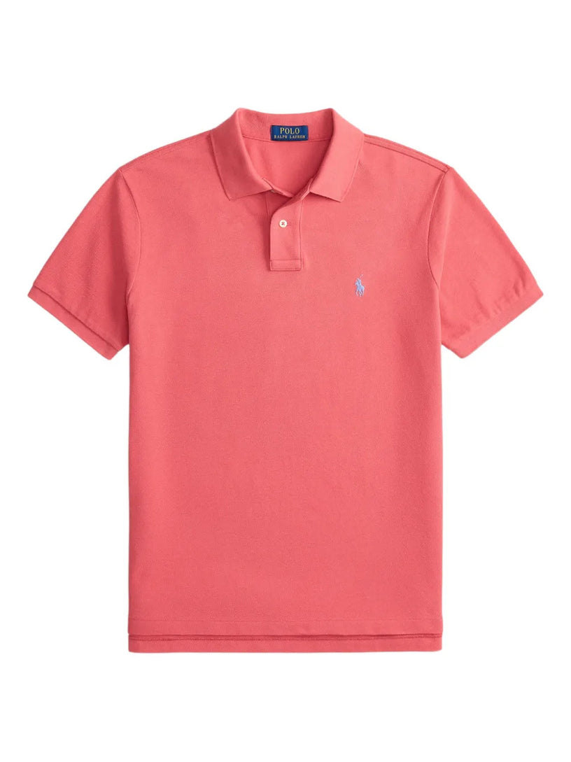 Slim Fit Mesh Polo Shirt