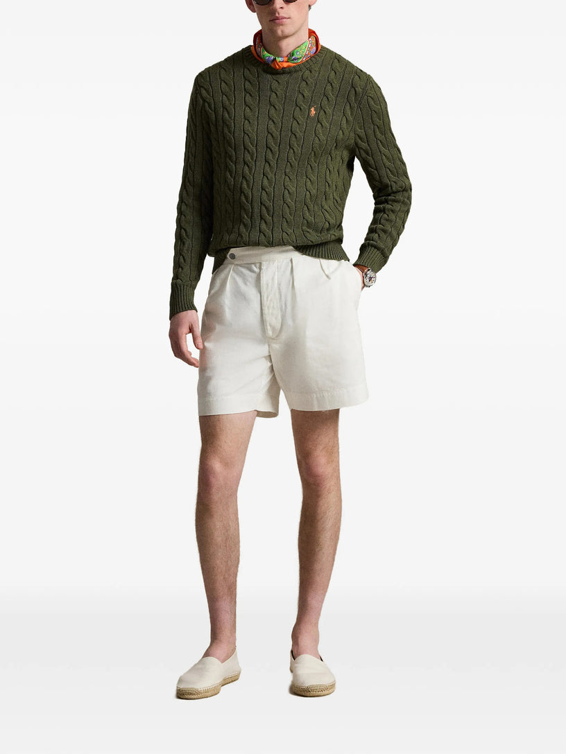 Maglia in cotone a trecce