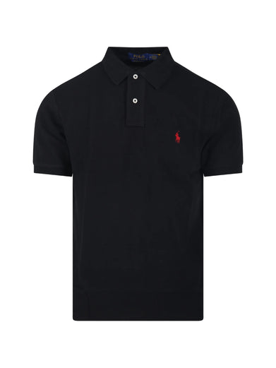 Slim Fit Mesh Polo Shirt