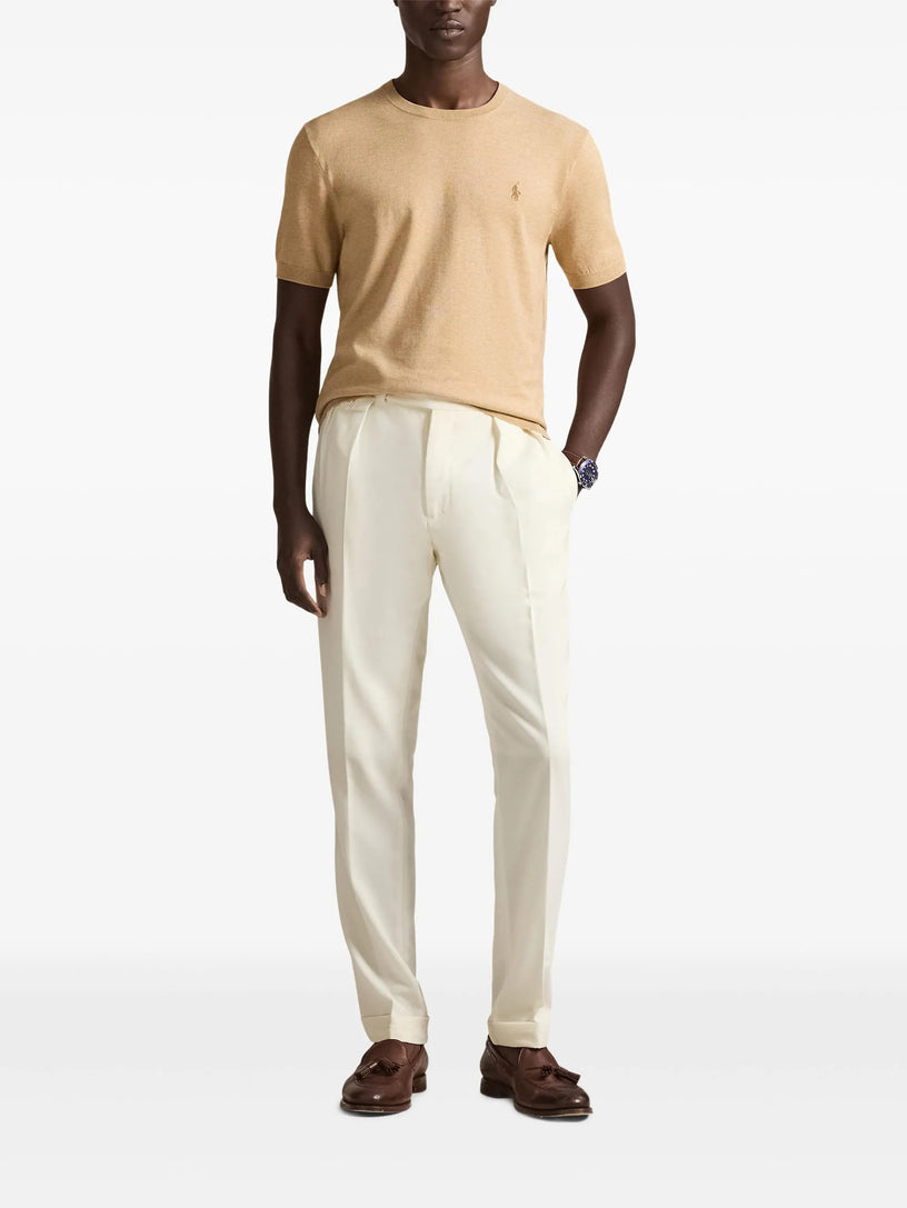 Short-sleeved cotton shirt