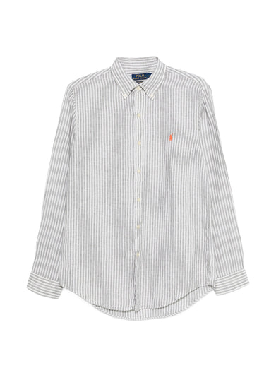 Camicia in lino a righe
