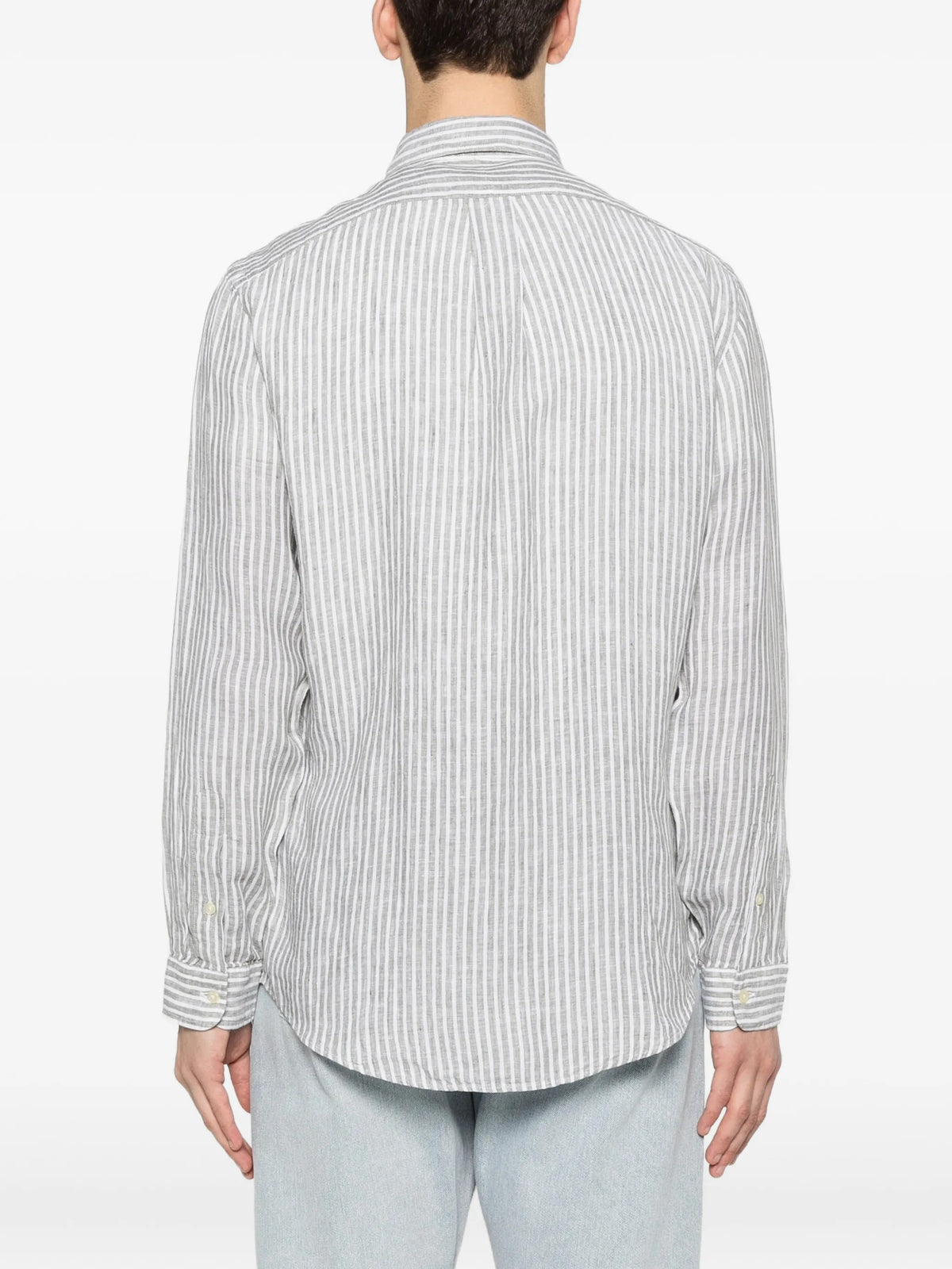 Camicia in lino a righe