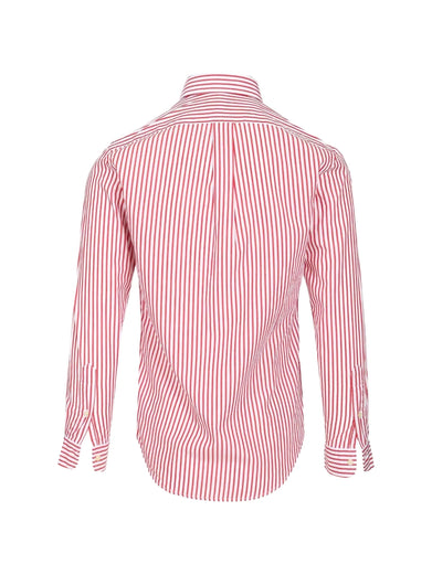Custom-Fit Striped Poplin Shirt