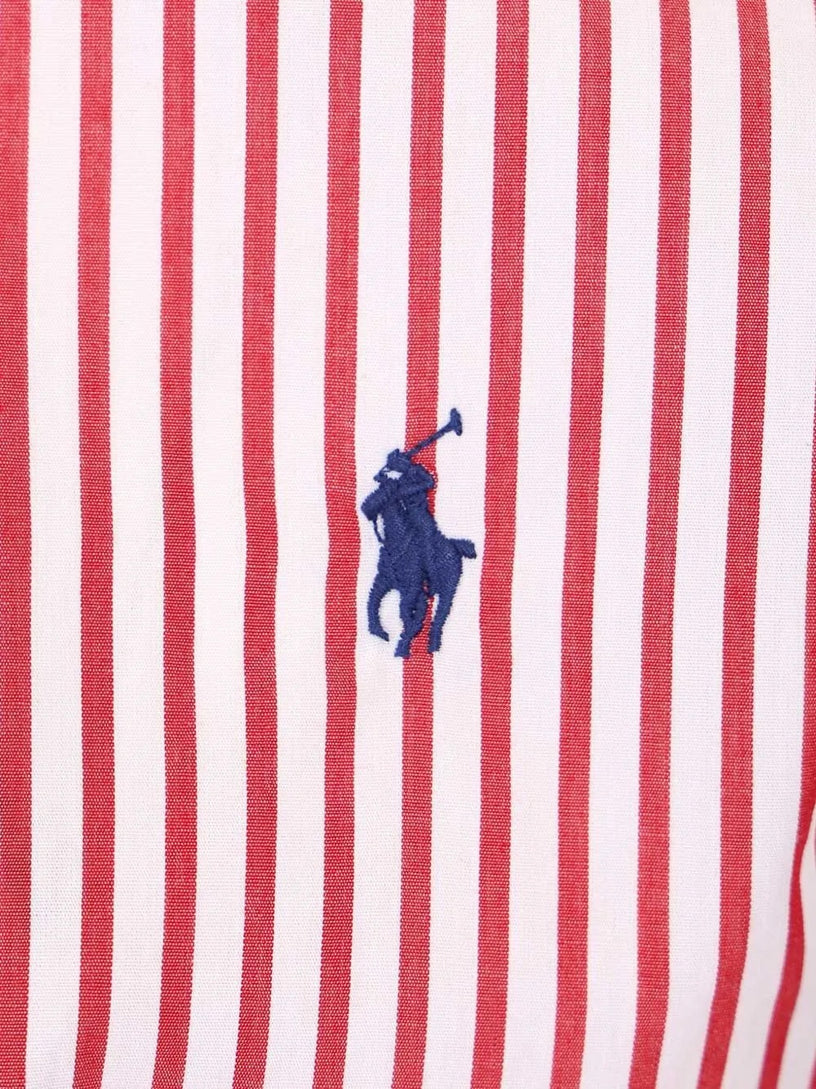 Custom-Fit Striped Poplin Shirt