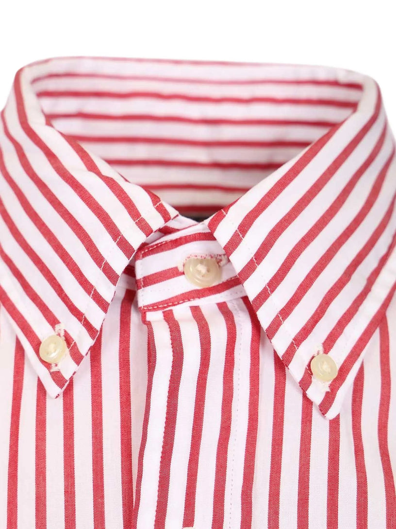 Custom-Fit Striped Poplin Shirt
