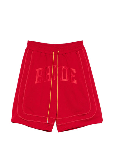 Baggy Mesh Collegiate Logo Shorts
