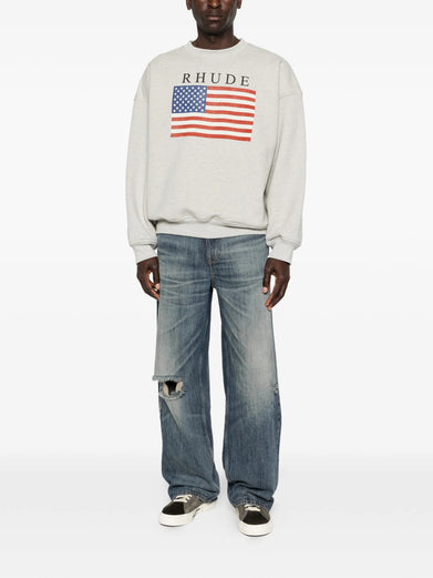 USA Flag Sweatshirt