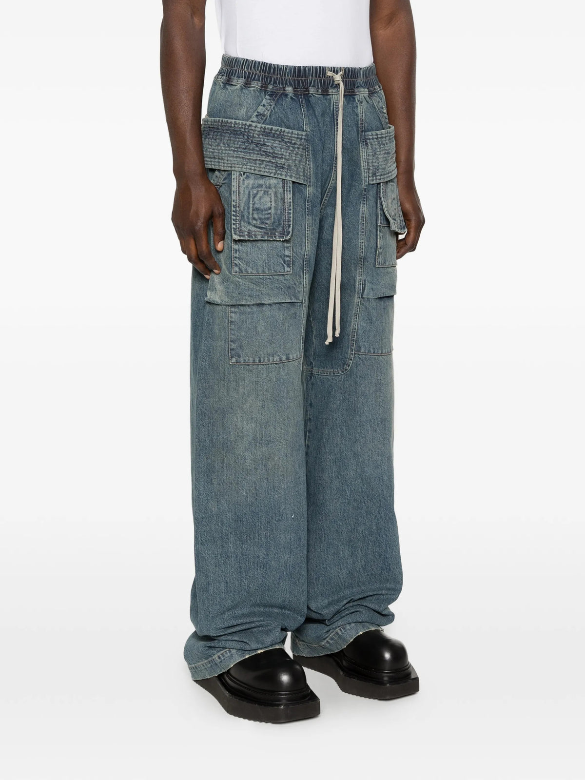 Creatch wide cargo drawstring