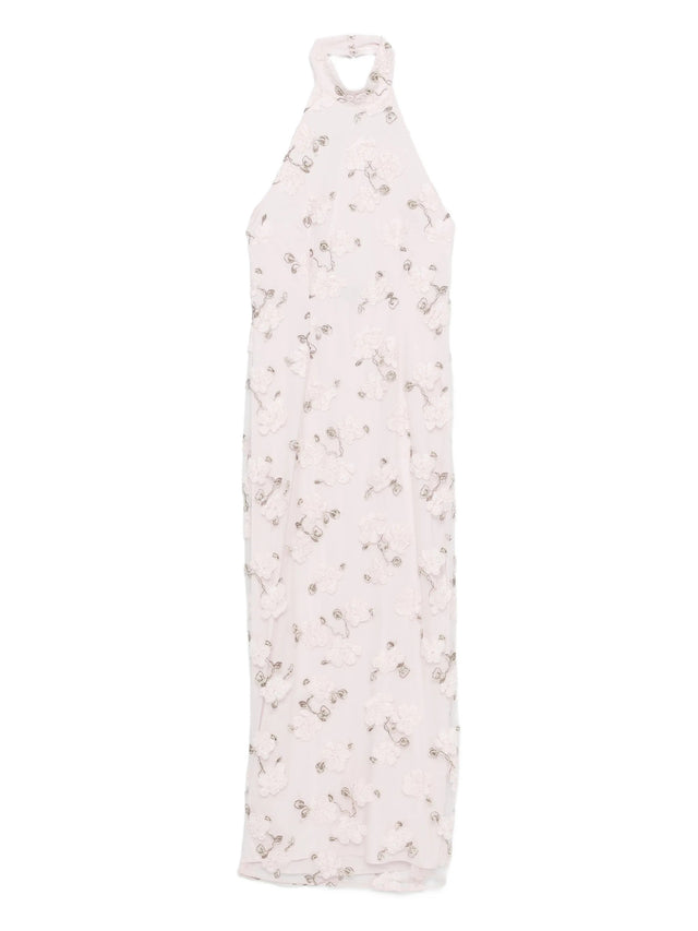 Halter-neck maxi dress