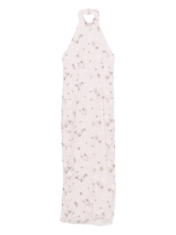 Halter-neck maxi dress