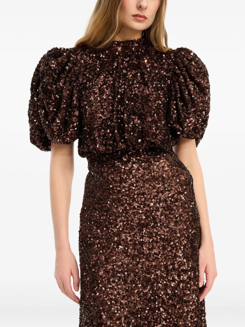 Sequin midi dress