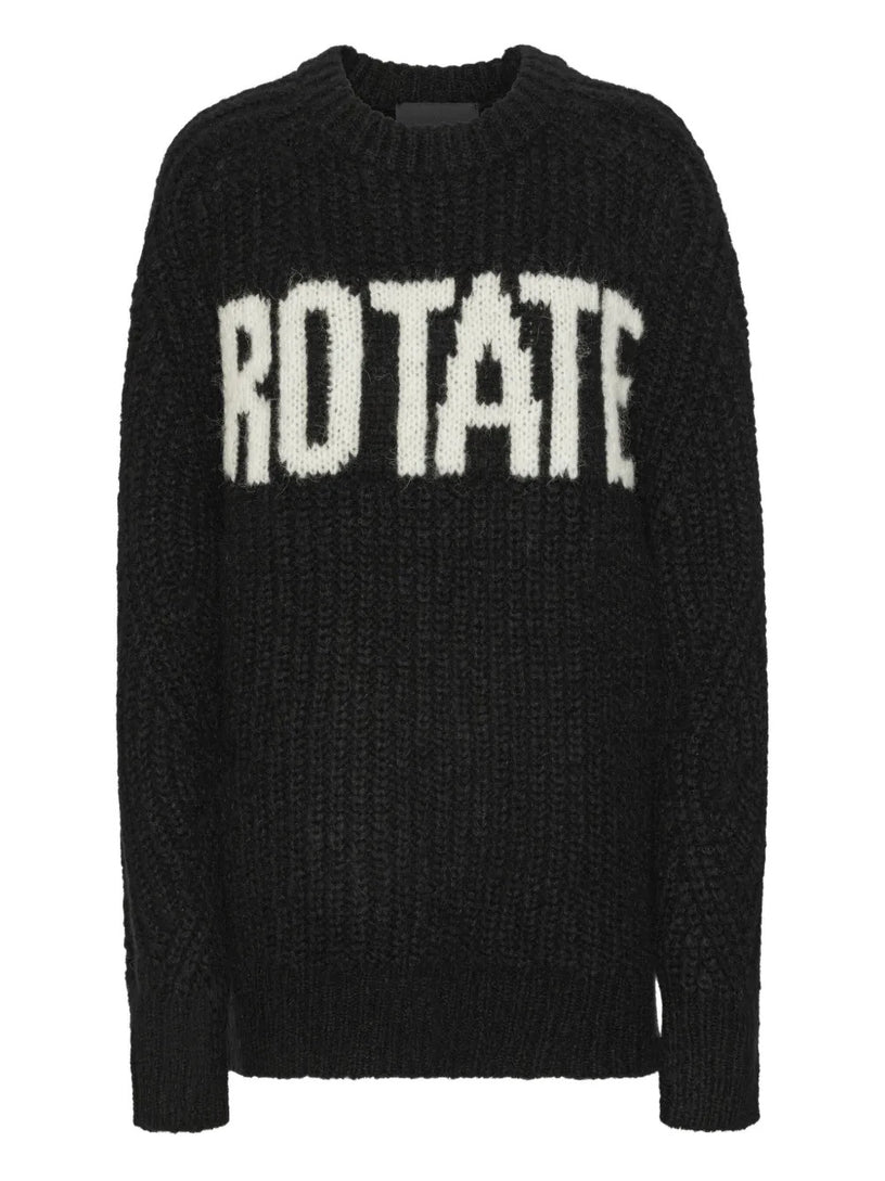 Knitted logo sweater