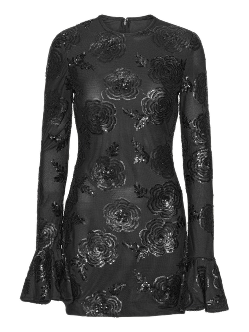 Sequins Ls Mini Dress