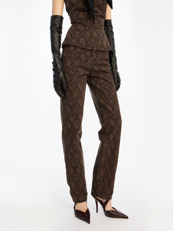 Printed Jeans
