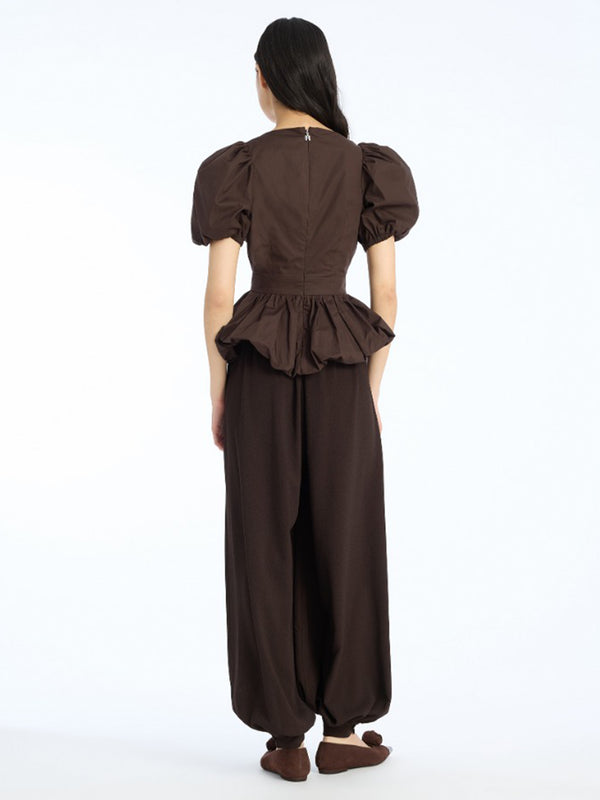 Puff Sleeve Bubble Top