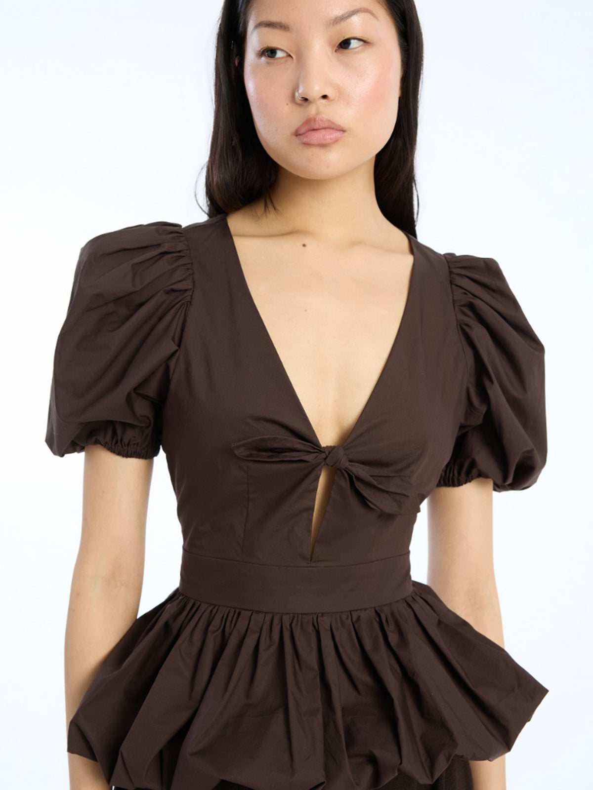 Puff Sleeve Bubble Top