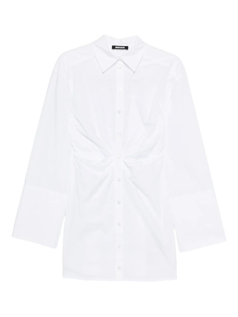 knotted shirt dress