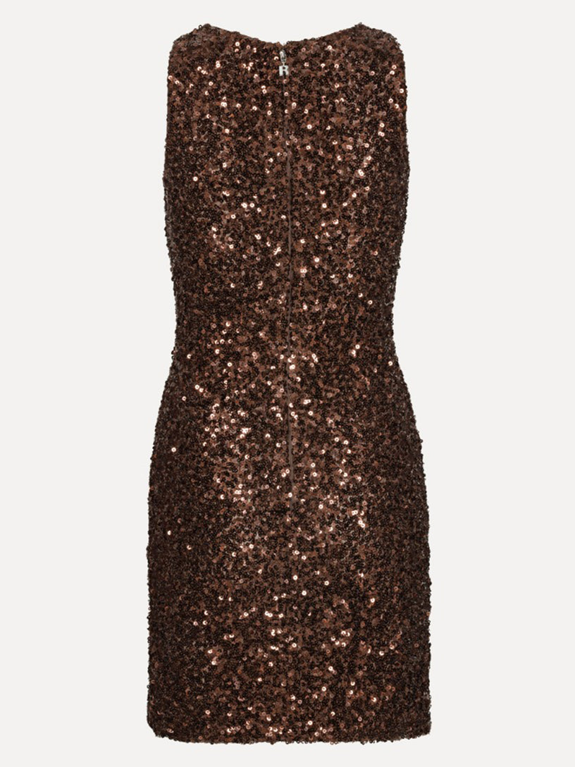 Sequins sleeveless dress
