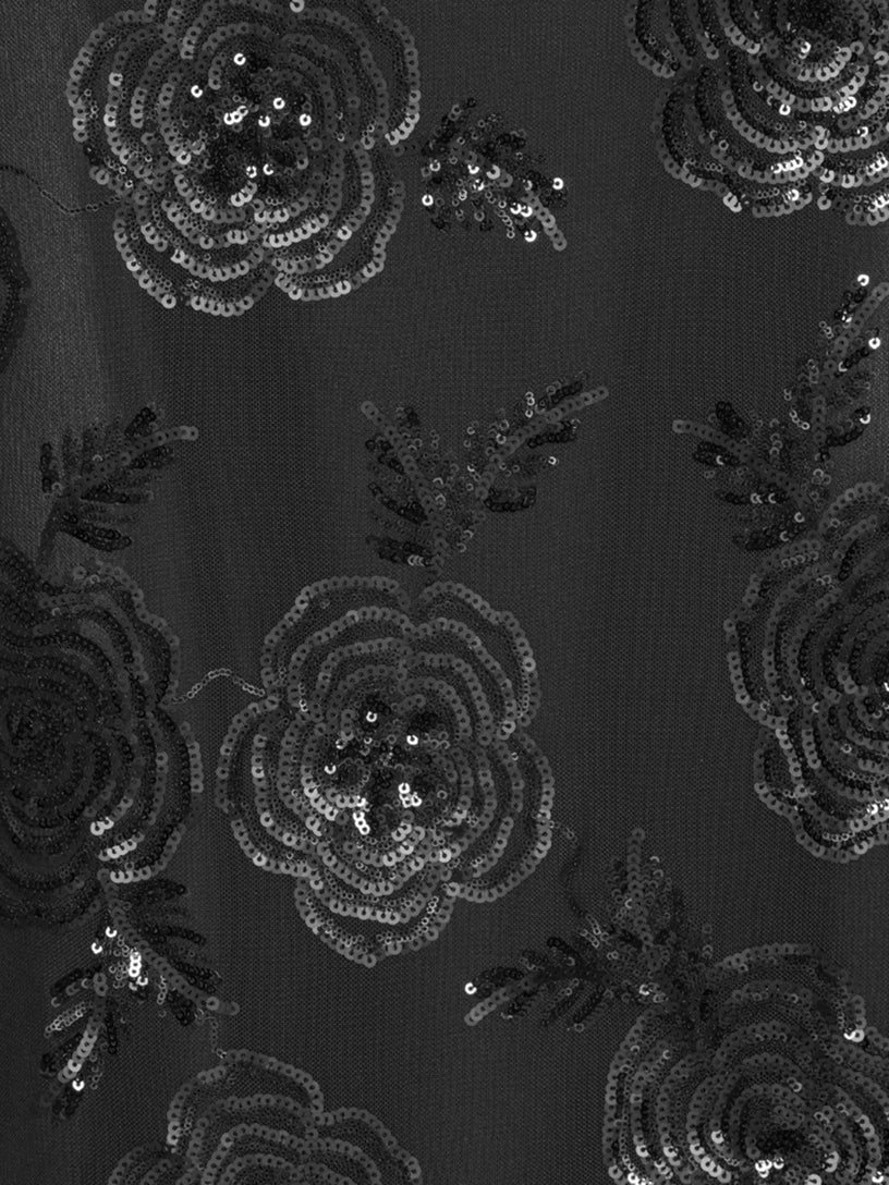 Sequins Fitted Maxi Dress