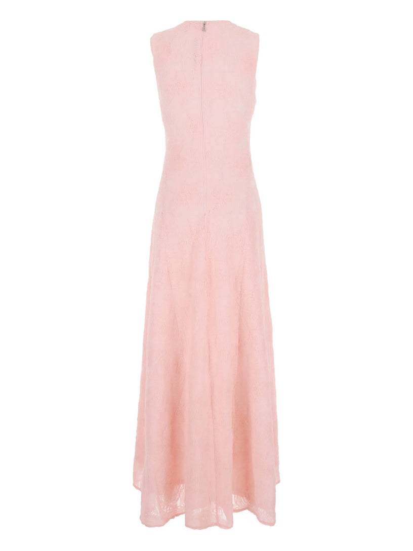 Textured effect maxi dress