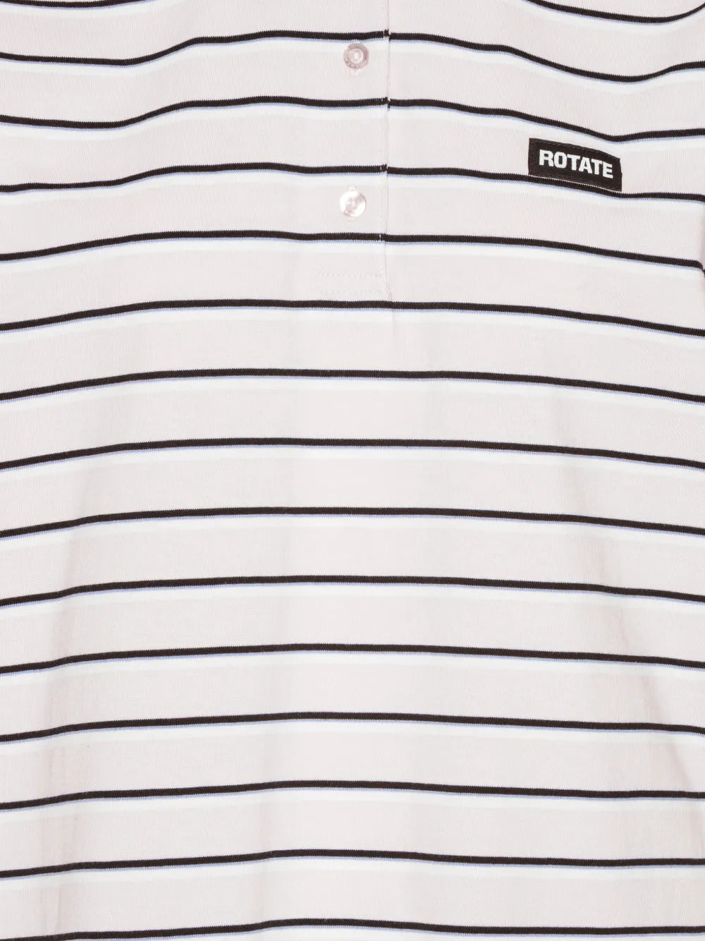 Oversize striped polo shirt