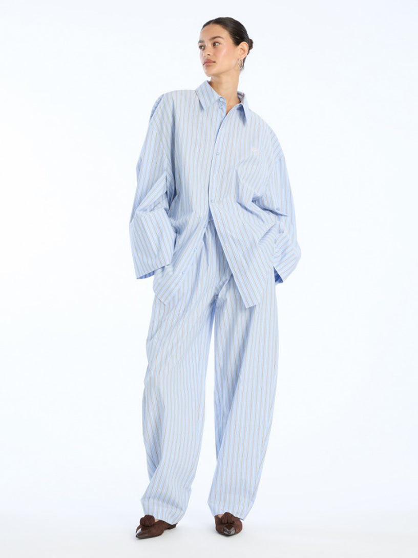 Striped buttoned shirt