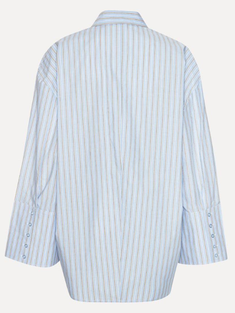 Striped buttoned shirt