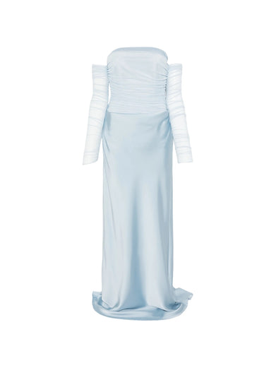 Ruched maxi dress