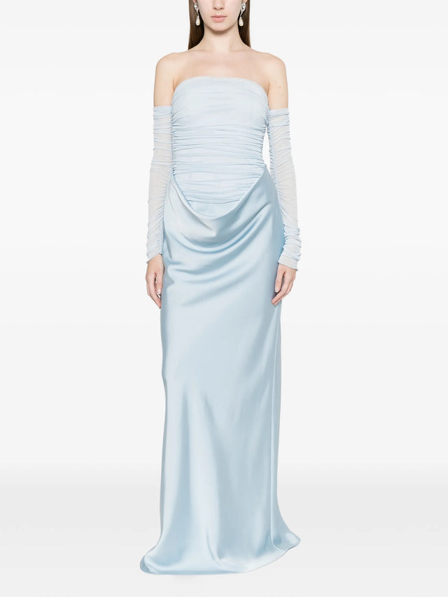 Ruched maxi dress