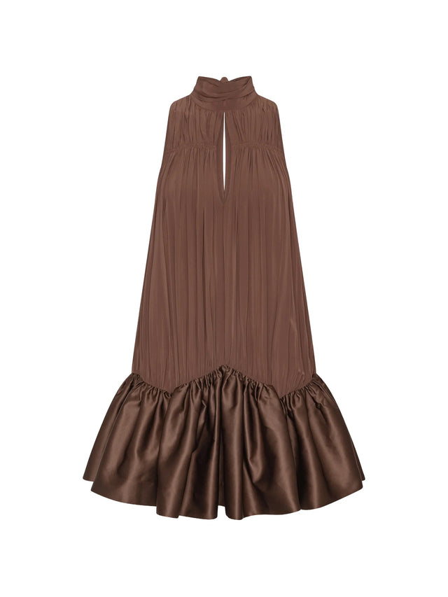 Ruffled mini dress