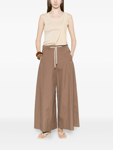 Smmgufo poplin drawstring trousers