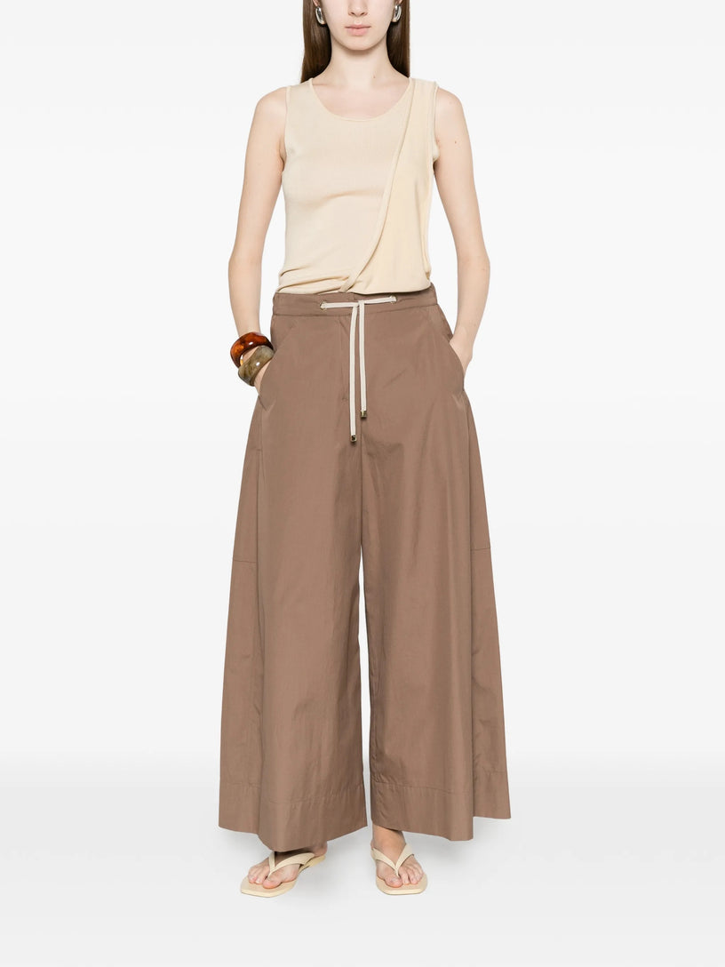 Smmgufo poplin drawstring trousers