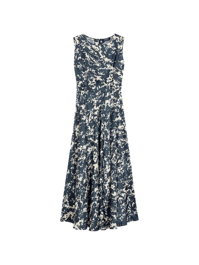 Patterned twill dress