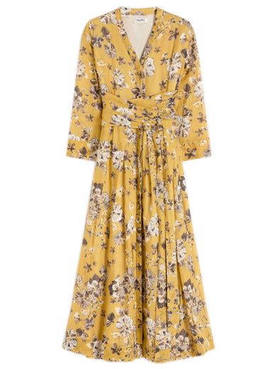 Abito in tela di ramia stampata