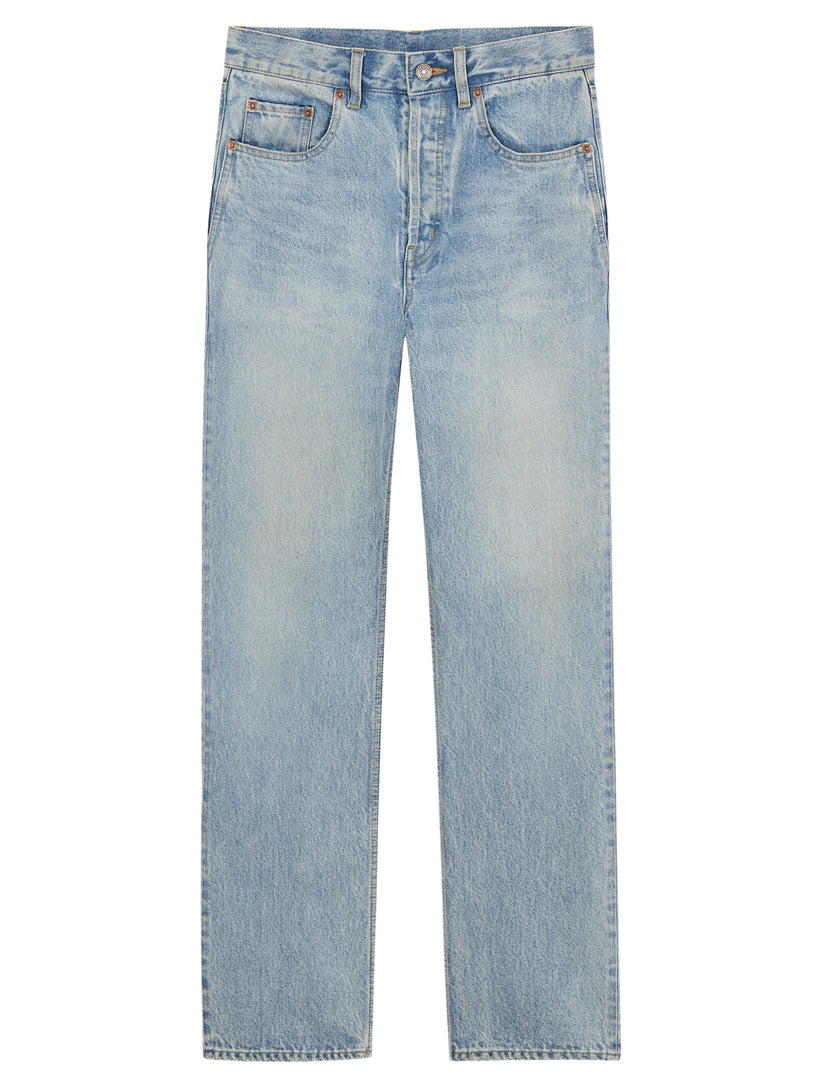Loose jeans in south blue denim