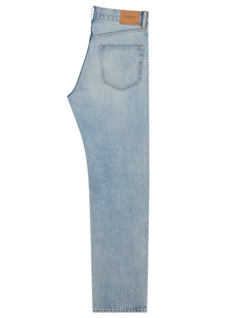 Loose jeans in south blue denim