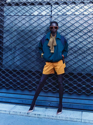 Cassandre cotton Bermuda shorts