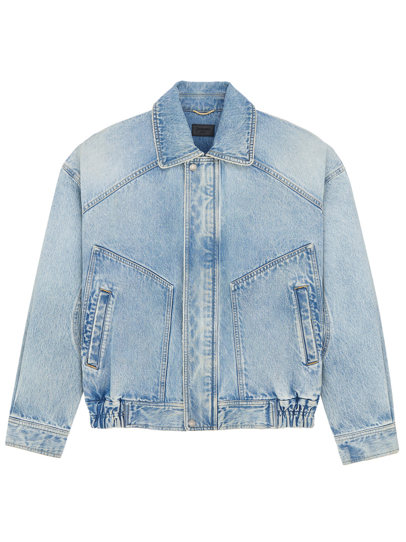 Oversized jean jacket