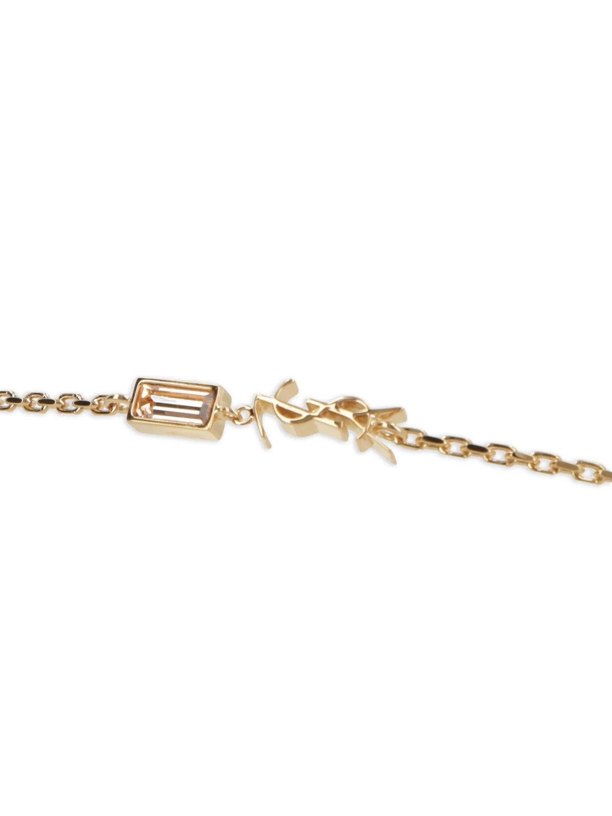 CASSANDRE charm bracelet in metal and rhinestone