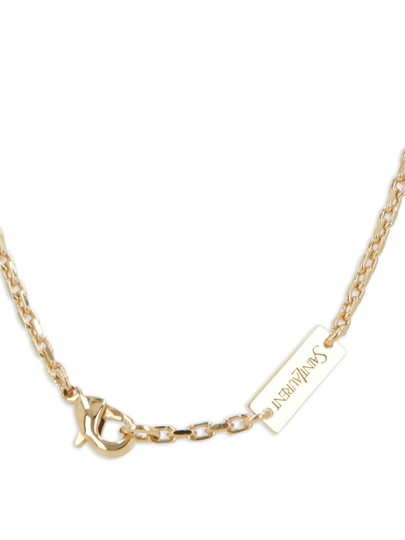 CASSANDRE charm bracelet in metal and rhinestone