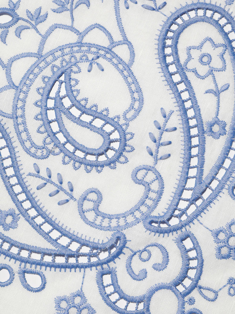 Embroidered Mini Skirt