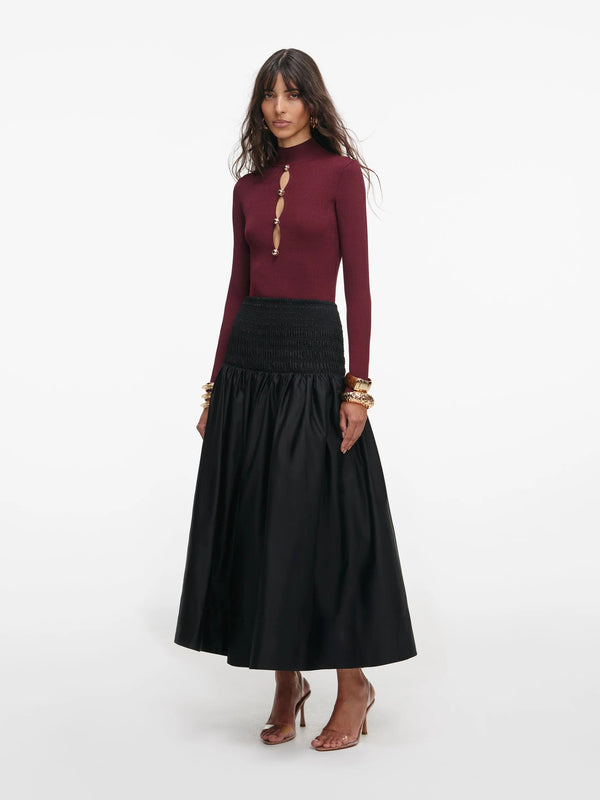 Keyhole knit top
