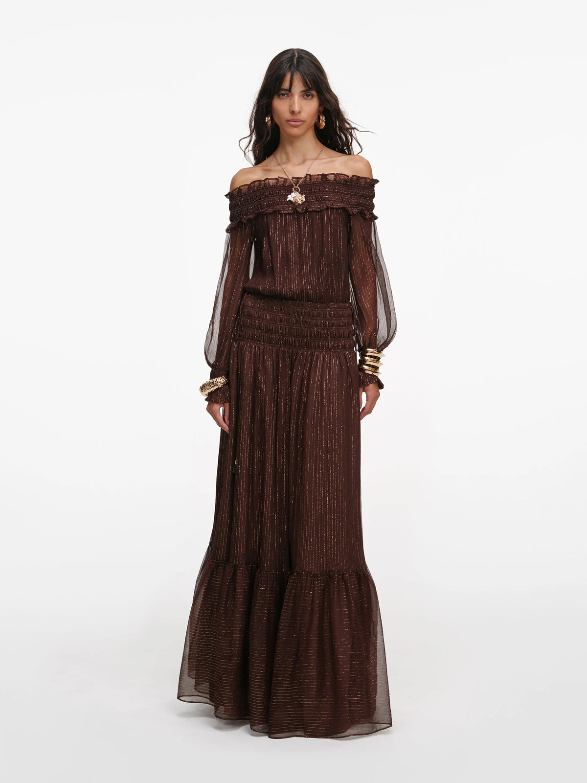 Georgette maxi dress
