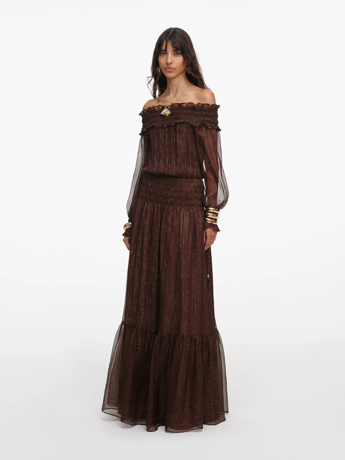 Georgette maxi dress