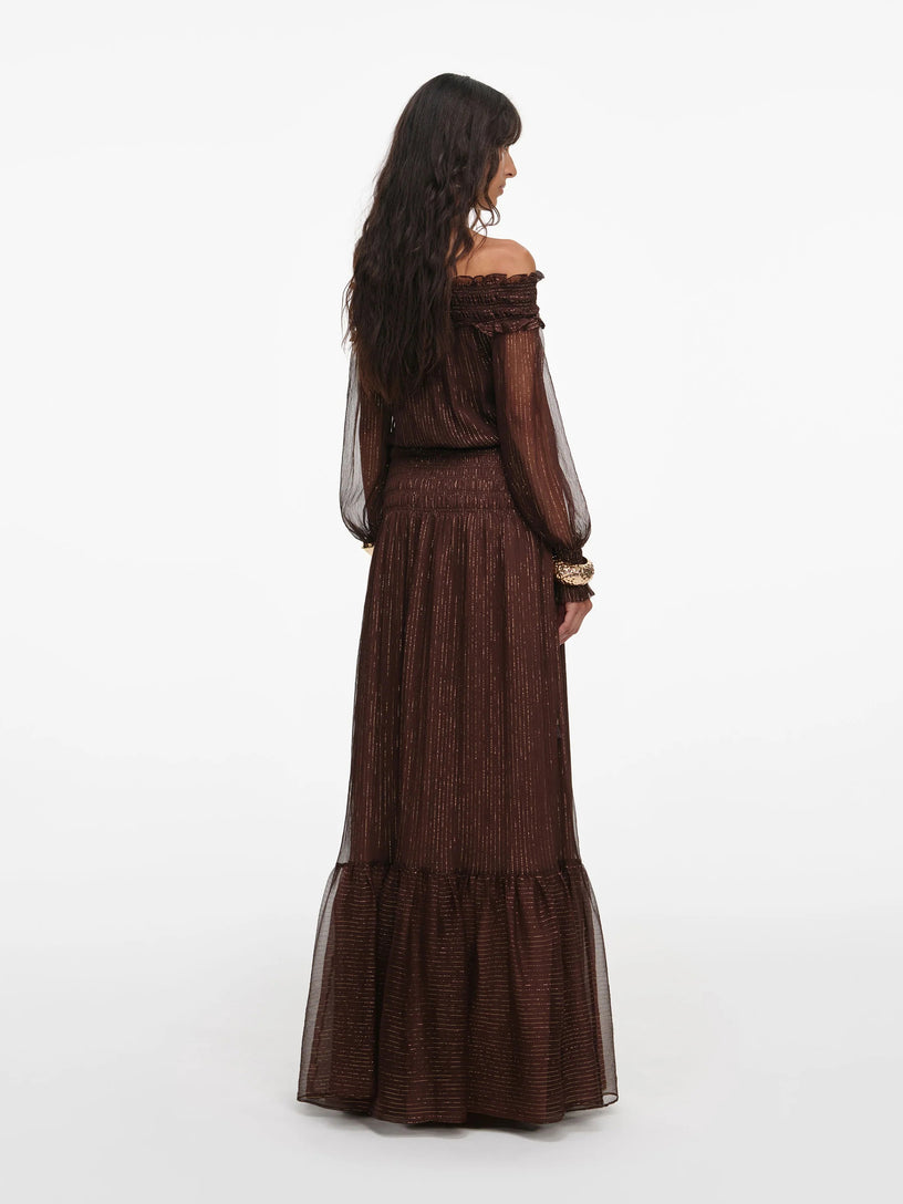Georgette maxi dress