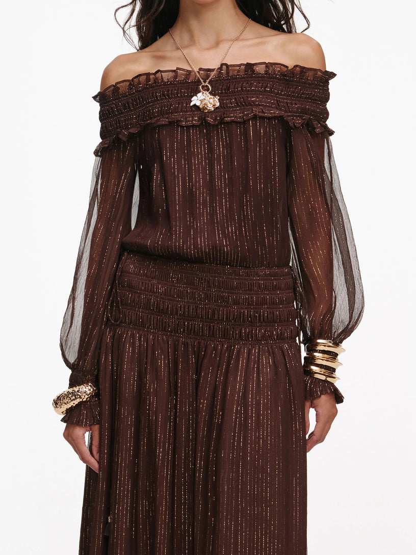 Georgette maxi dress