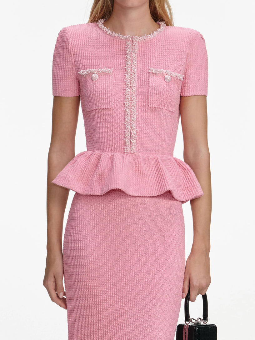 Organza lace midi dress